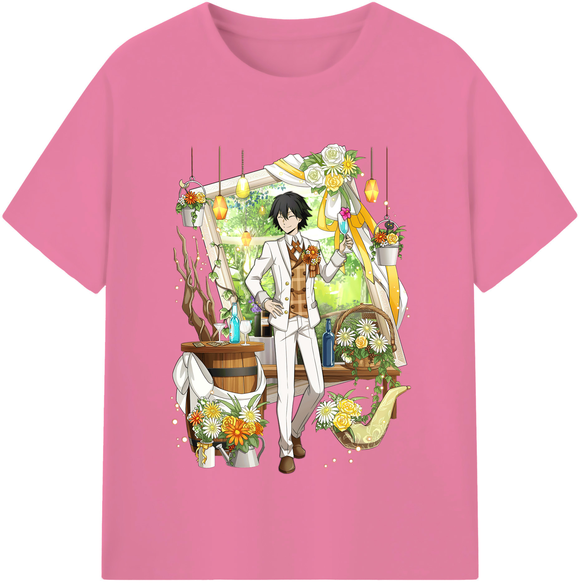 （画像用） 文豪ストレイドッグス Bungo Stray Dogs 綿100％半袖Tシャツ（フロントプリント）